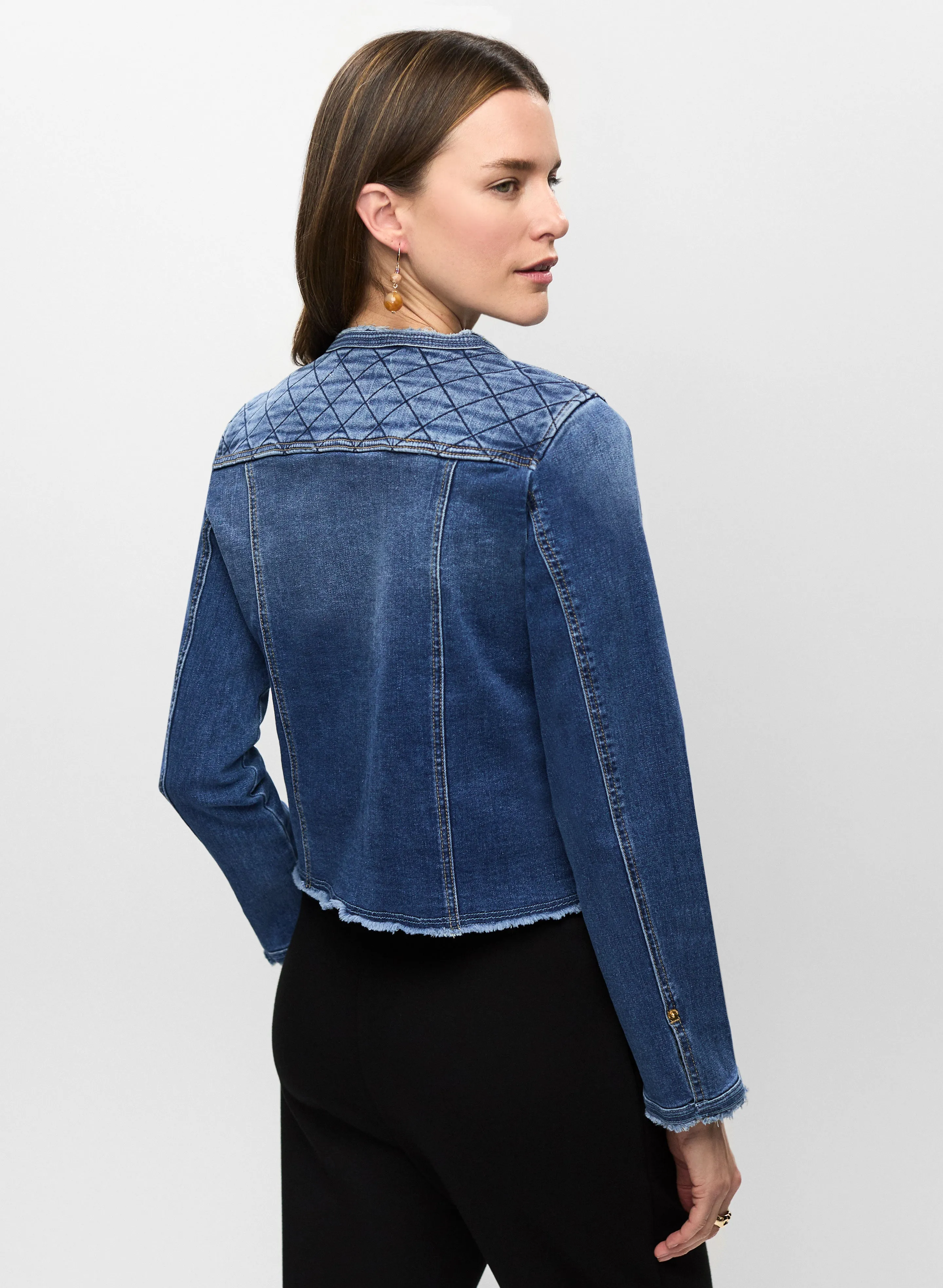 Quilted Denim Jacket