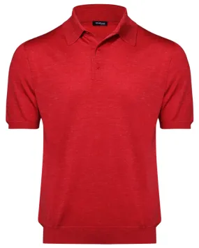 Red Short Sleeve Polo