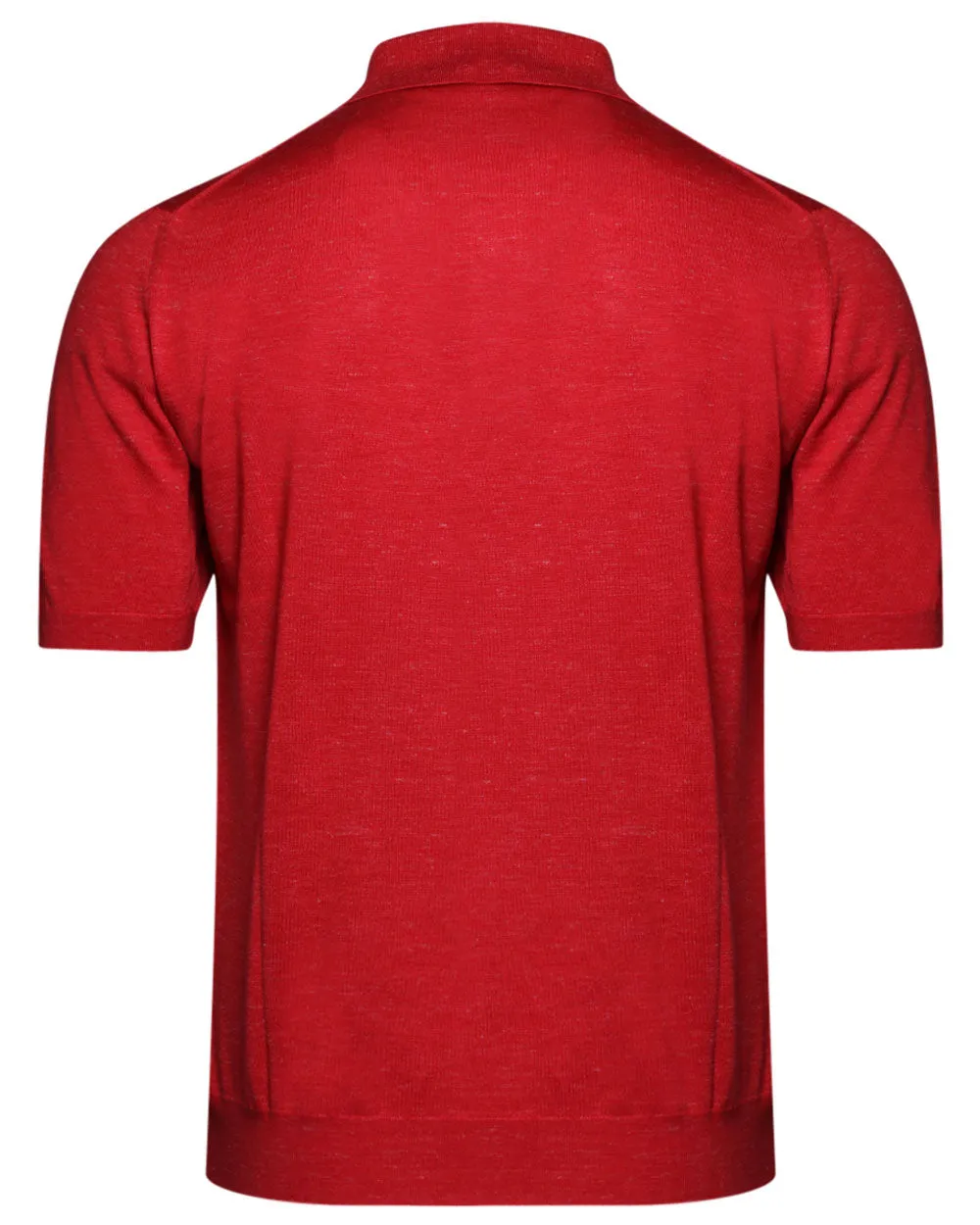 Red Short Sleeve Polo