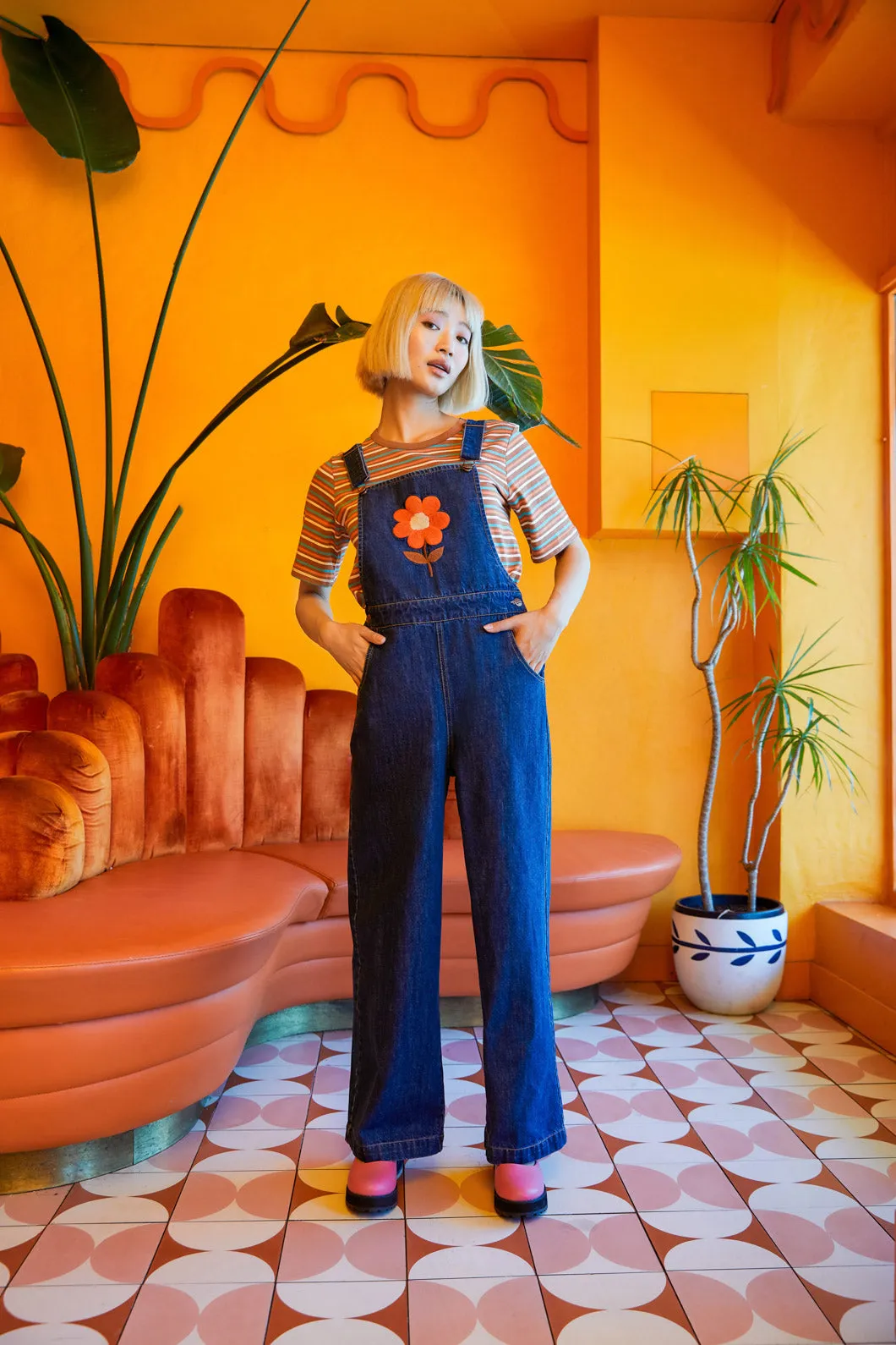 Renee Embroidered Overall