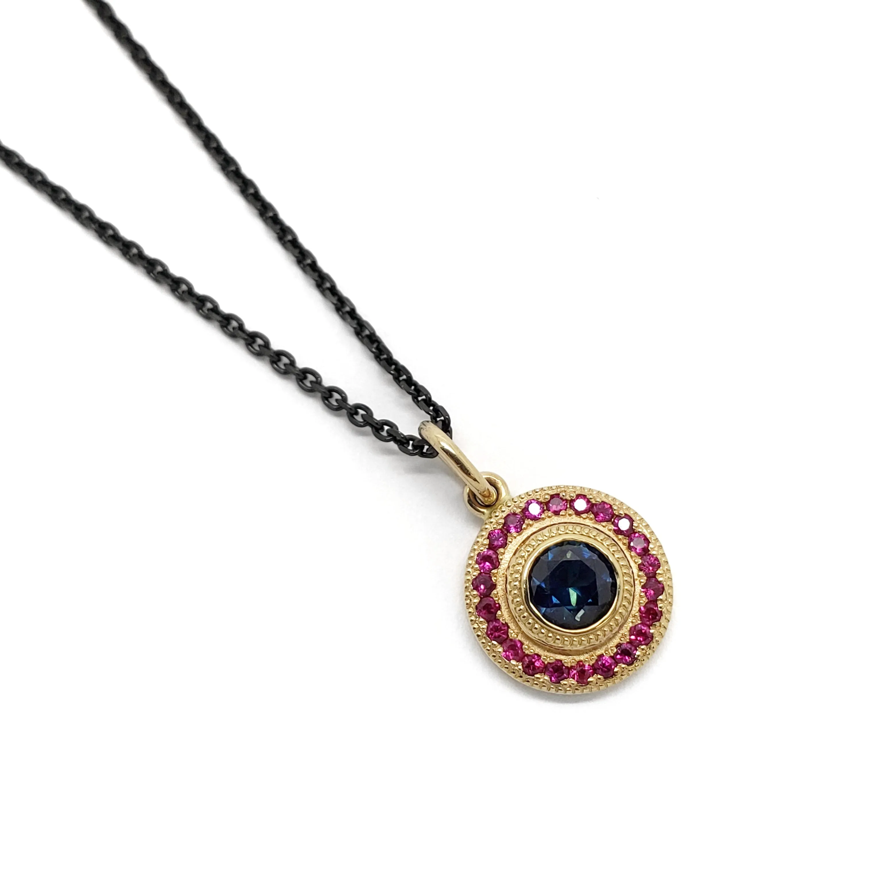 Sapphire & Ruby Pendant