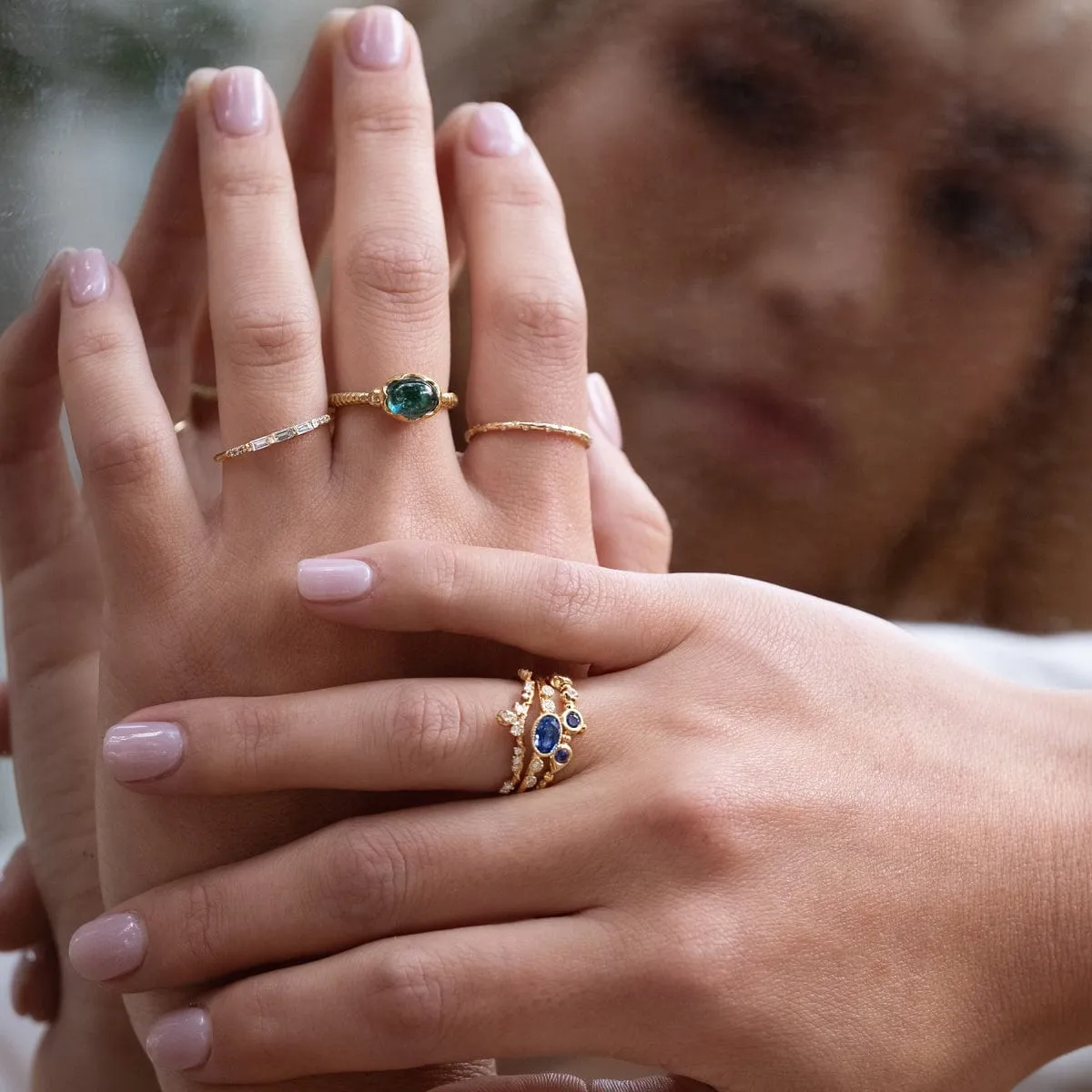 Sapphire Sceptre Ring