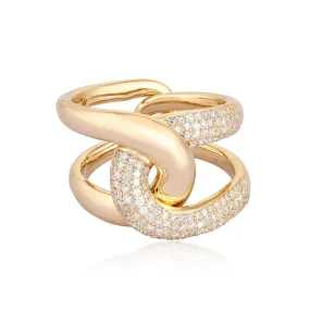 SARI DOUBLE LOOP RING