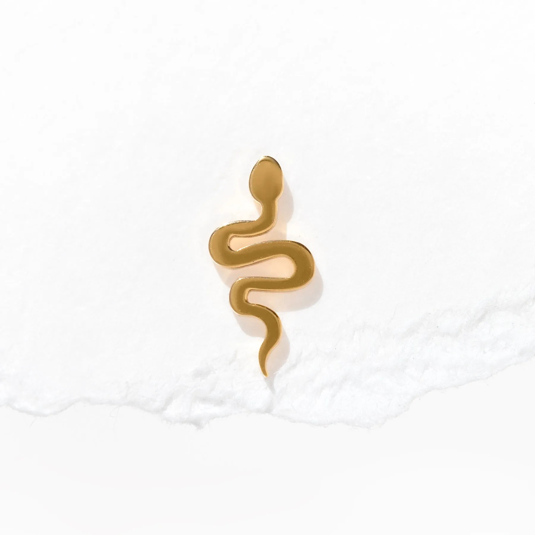 Serpent Single Earring