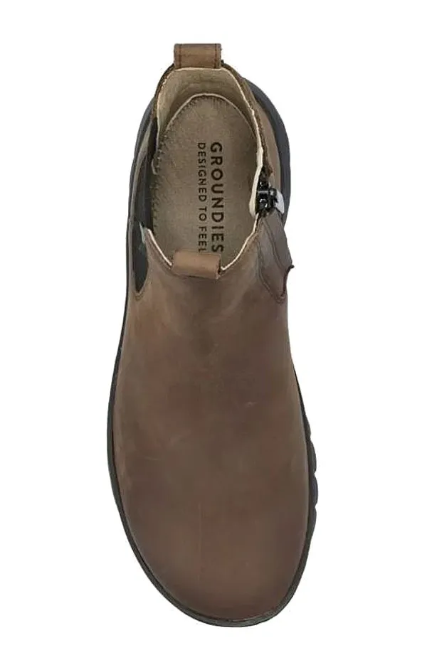 shoes Groundies Everyday Chelsea - Taupe/Brown - women´s