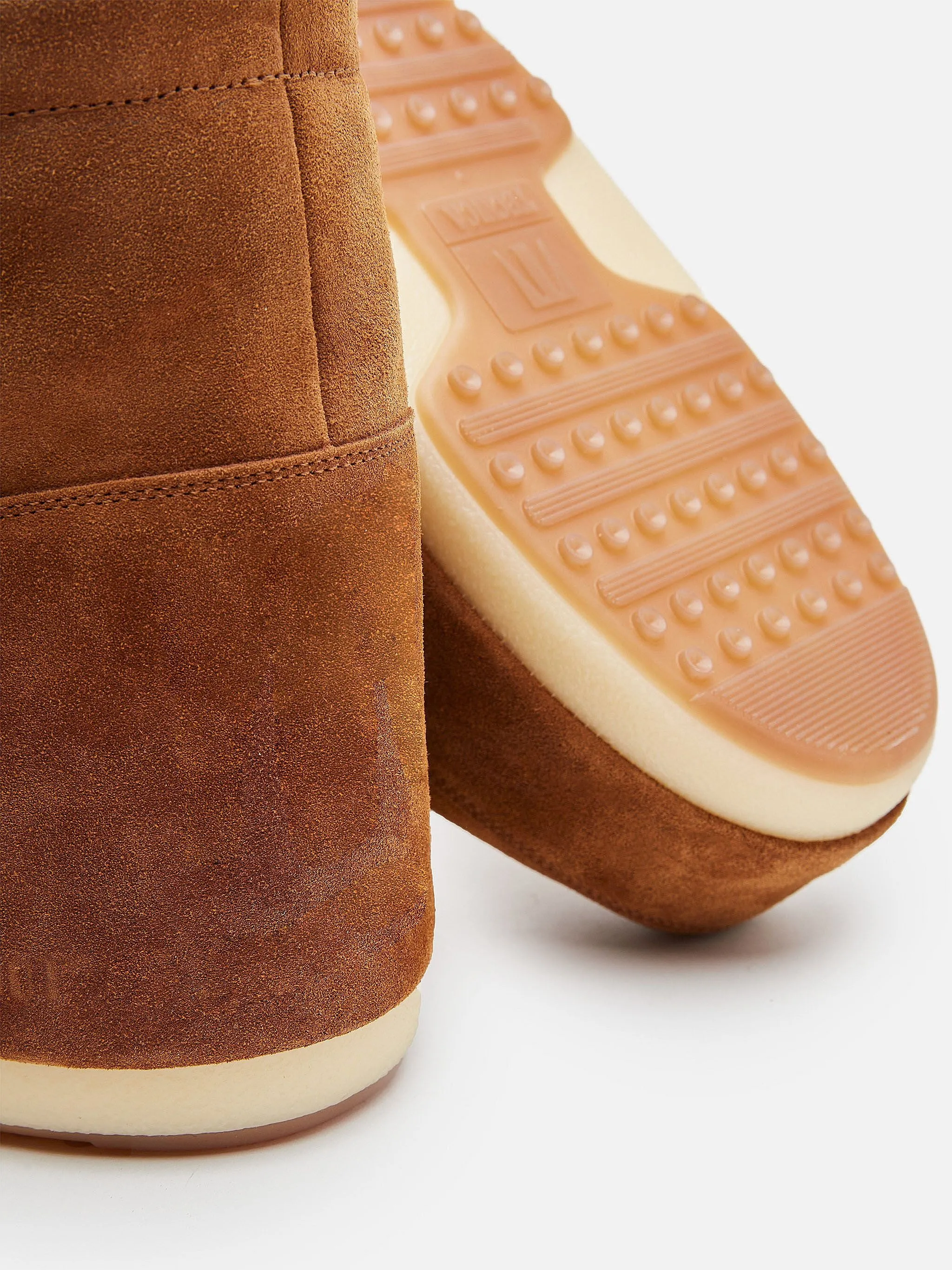 shoes Tecnica Moon Boot Icon Low No Lace Suede - Cognac - women´s