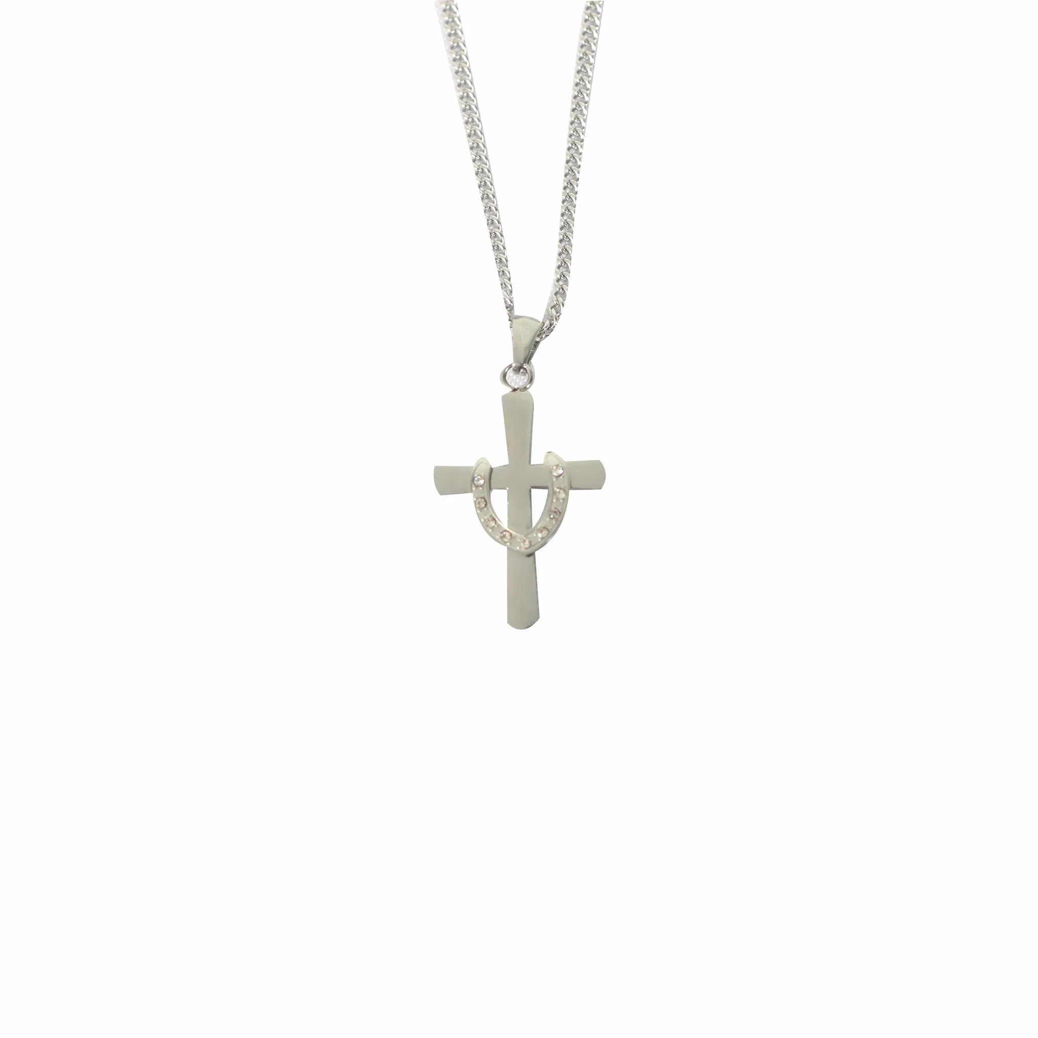 Stainless Steel Resurrection Cross/Chain