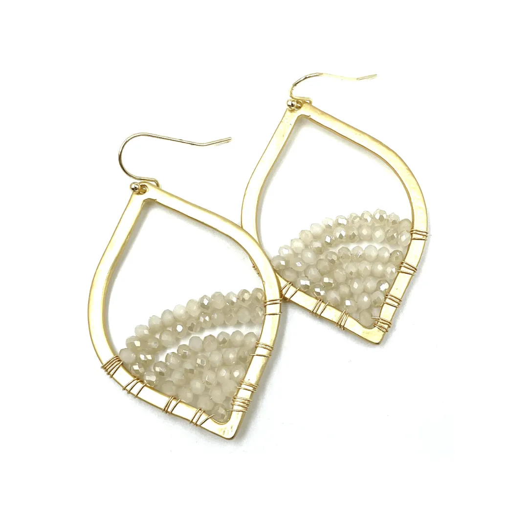 Stargaze Earring in Pale Champagne