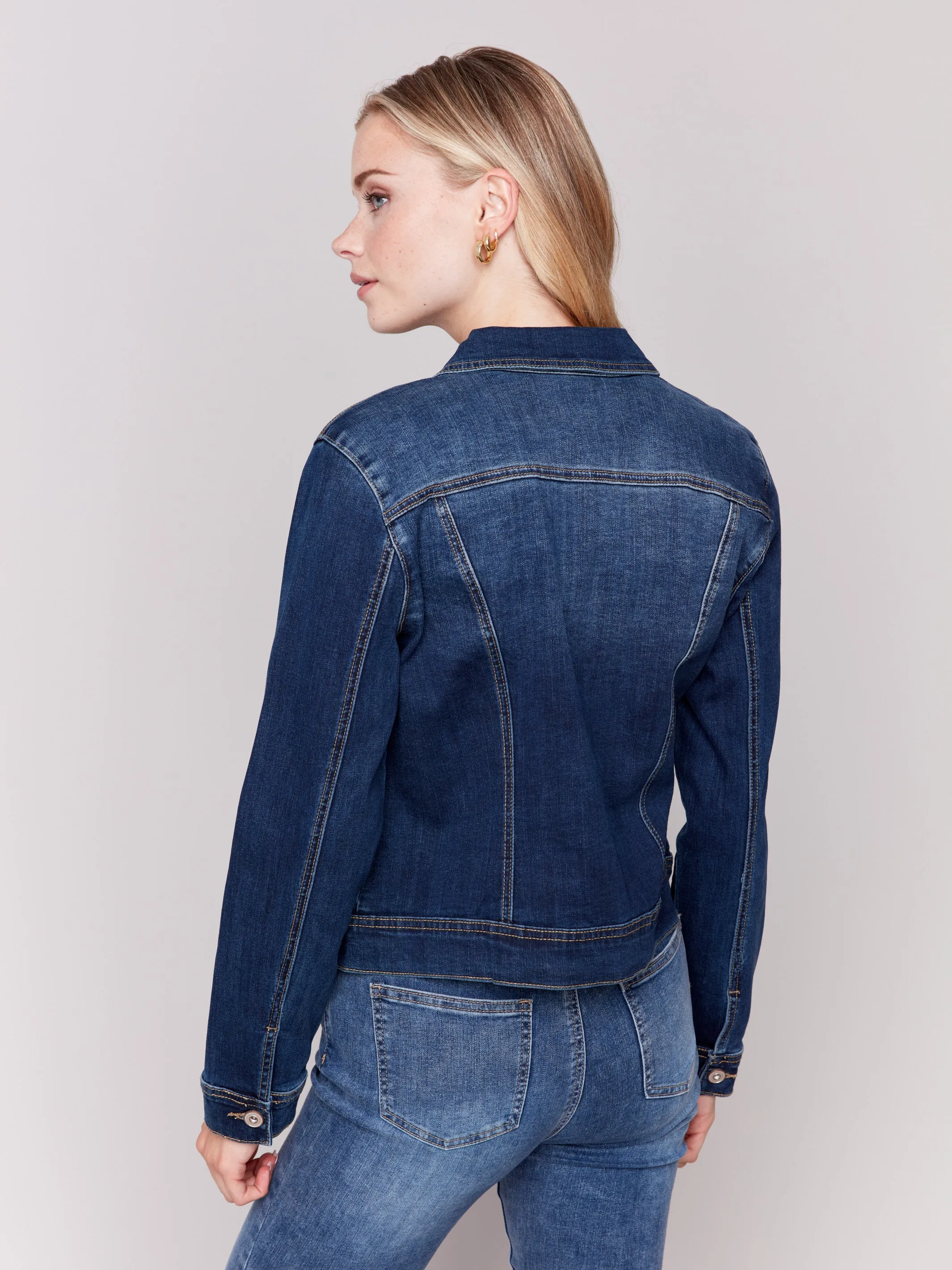 Stretch Denim Jacket - Indigo