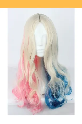 Suicide Squad Harley Gradient Cosplay Wig