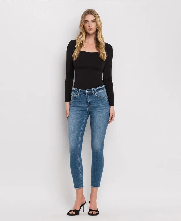 Toledo Mid Rise Cropped Skinny