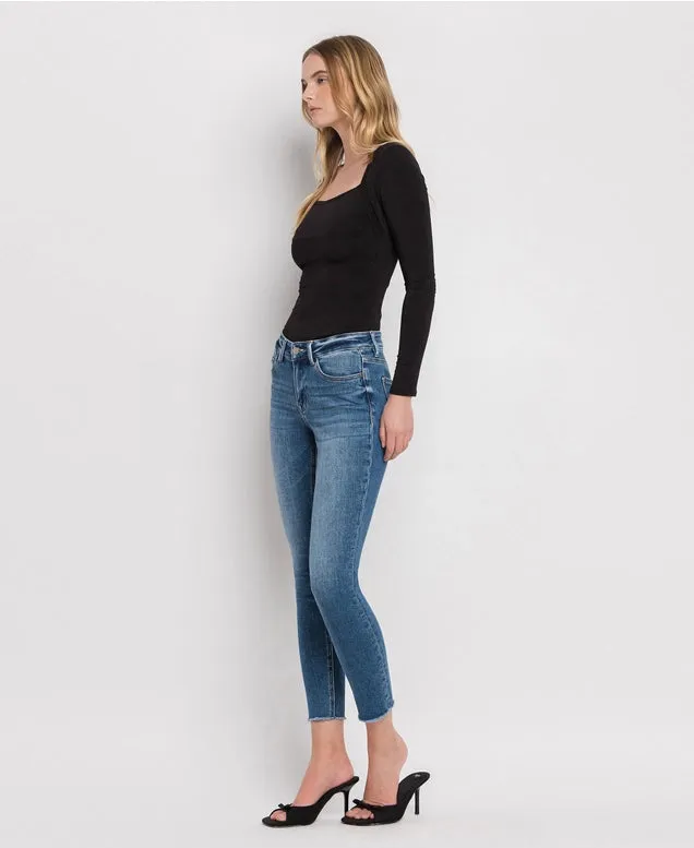 Toledo Mid Rise Cropped Skinny