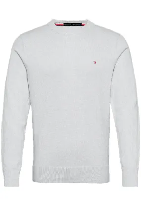 Tommy Hilfiger Cotton Silk Knit Pullover Grey