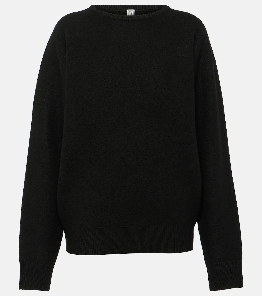 TOTEME  |Crew Neck Casual Style Wool Plain Elegant Style