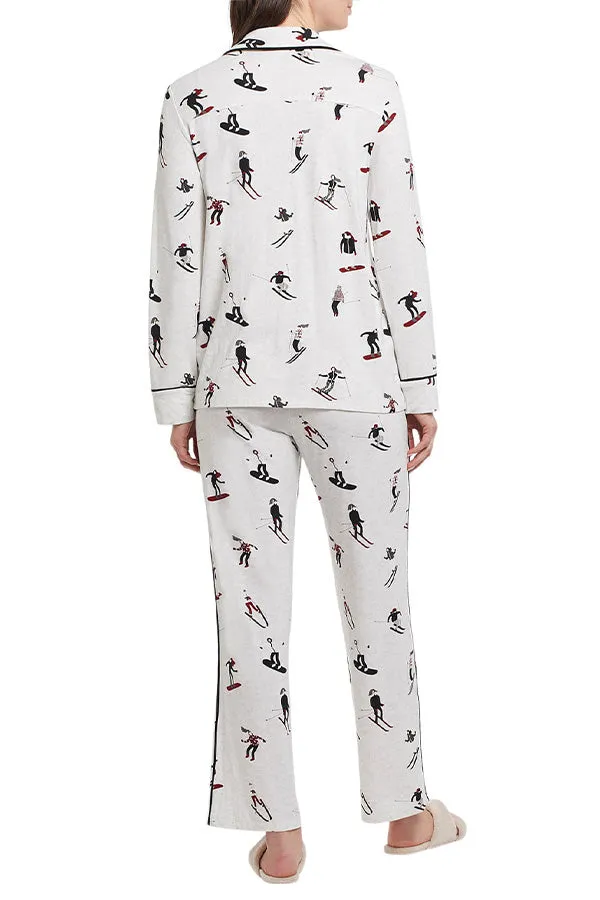 Tribal 2-Piece Pajama Set w/ Eye Mask