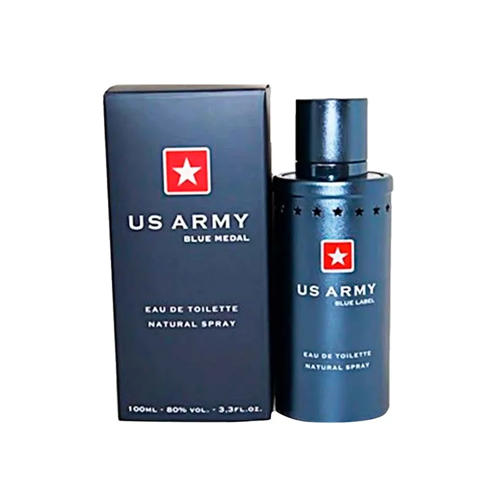 Us Army Blue Medal For Men Eau De Toilette 3.3 Fl oz 100 ml