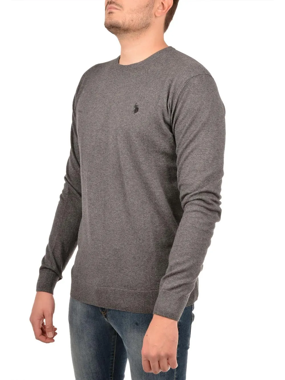 U.S. Polo Assn. Pullover Uomo Grigio