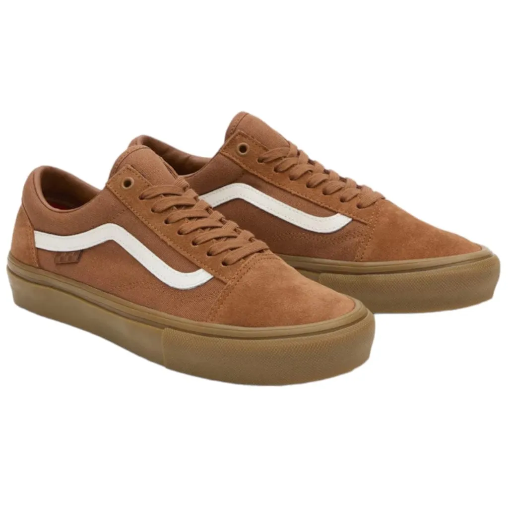 Vans Skate Old Skool Pro Shoes Brown/Gum