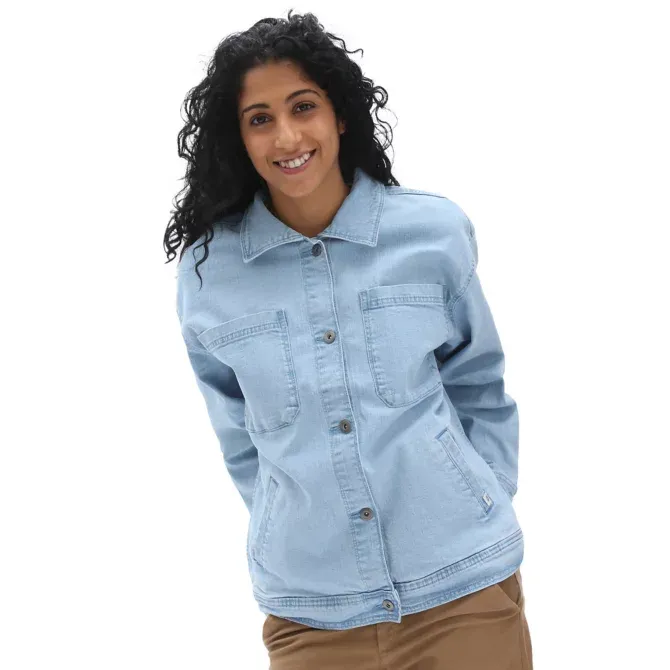 VANS Surf Supply 'Leila' Women's Denim Jacket - Water Wash