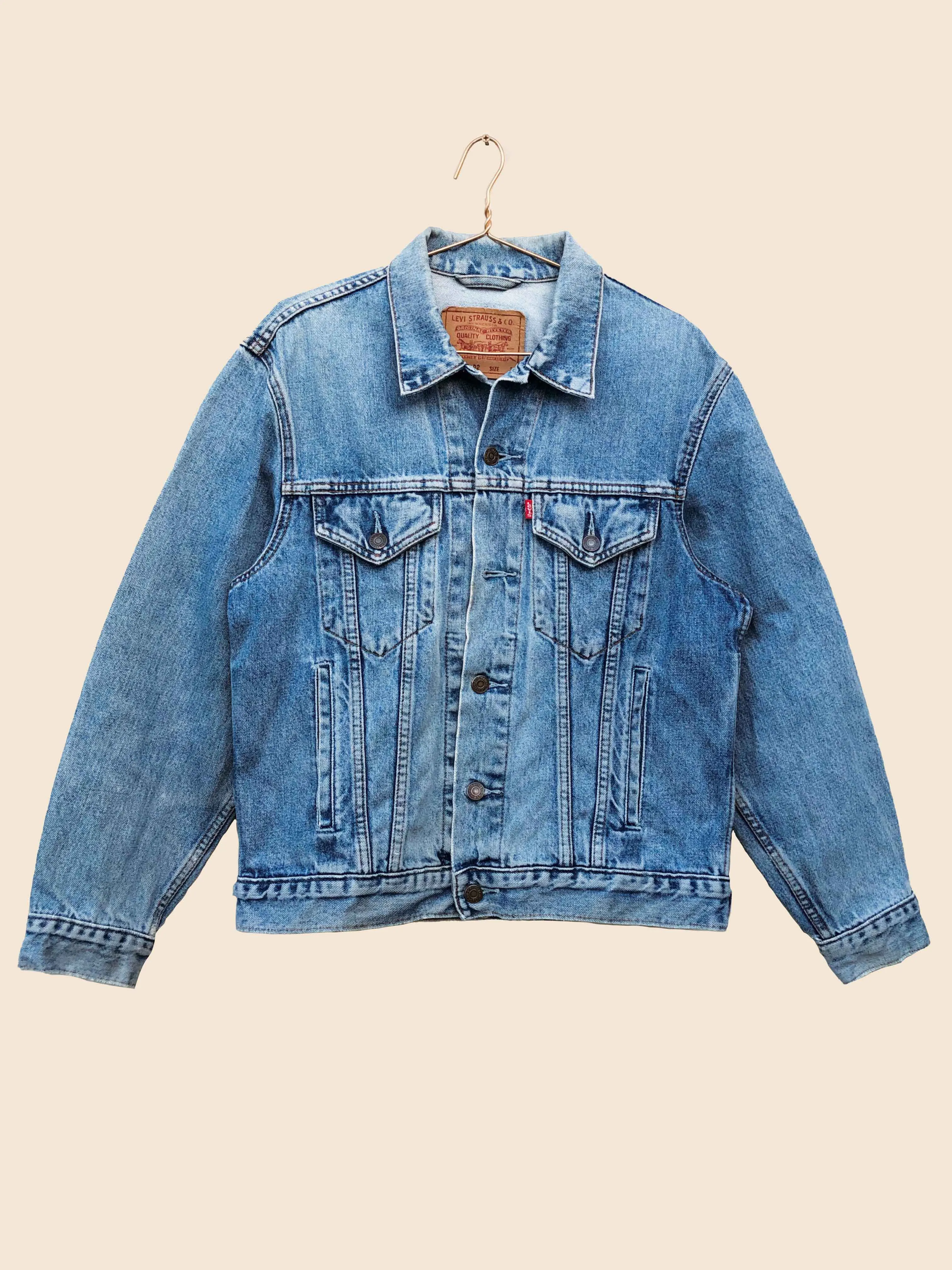 Vintage Levi Light Wash Denim Jacket (S)