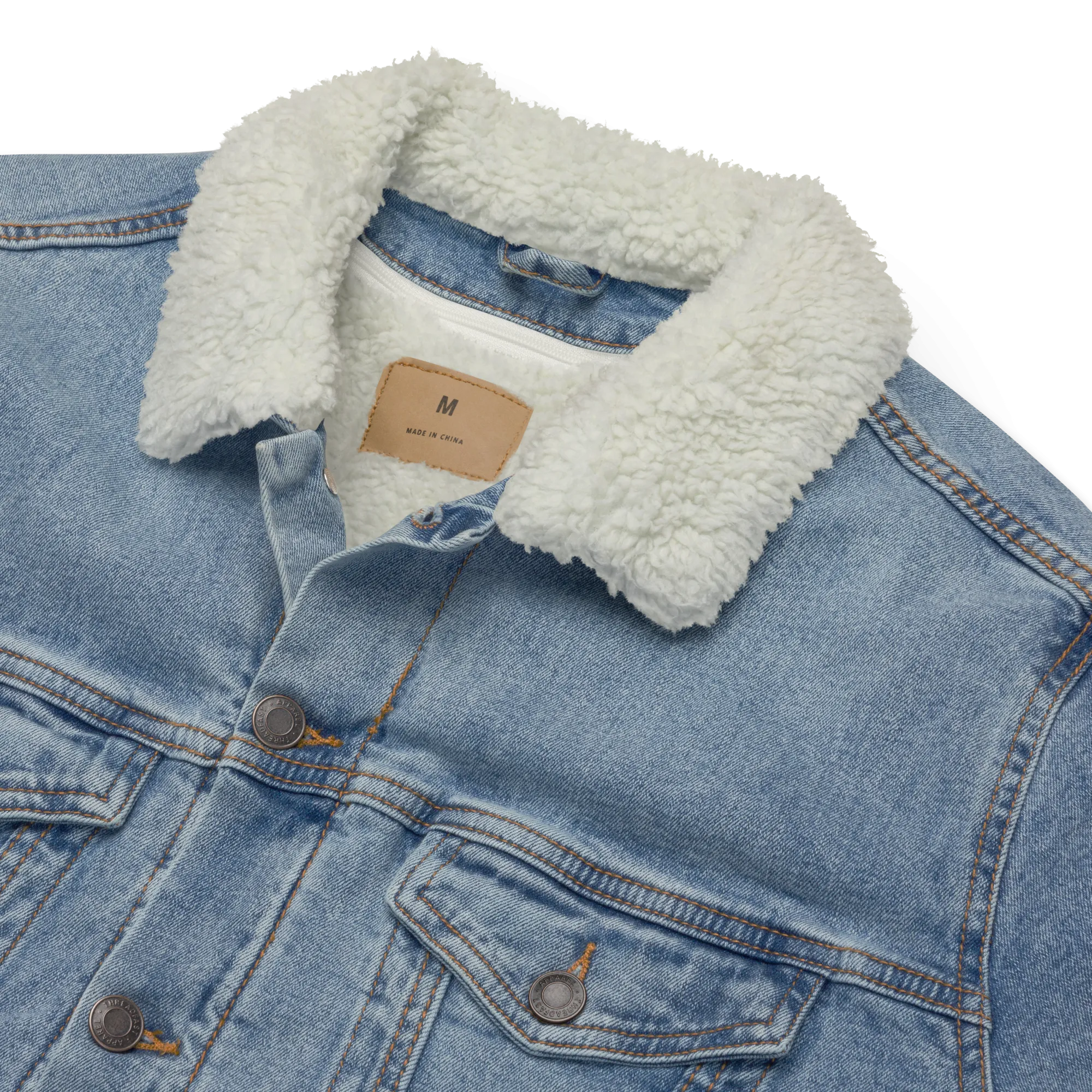 When You Think of Culture... Sherpa Denim Jacket