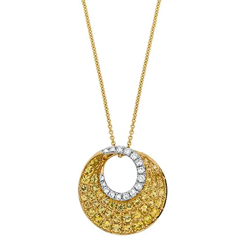 Yellow Sapphire Necklace