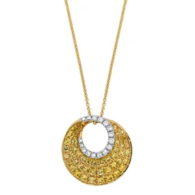 Yellow Sapphire Necklace