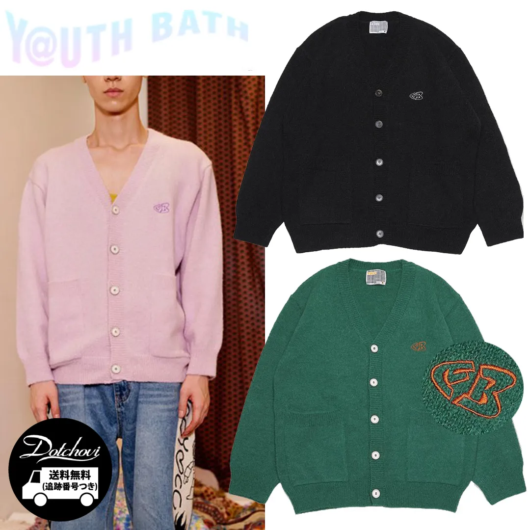 YOUTHBATH  |Unisex Wool Nylon Street Style Long Sleeves Plain Medium